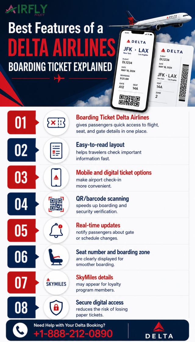 Best Features of a Delta Airlines Boarding Ticket Explained