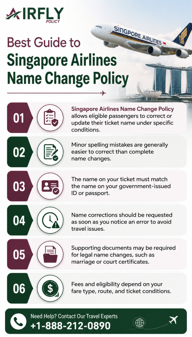 Best Guide to Singapore Airlines Name Change Policy 