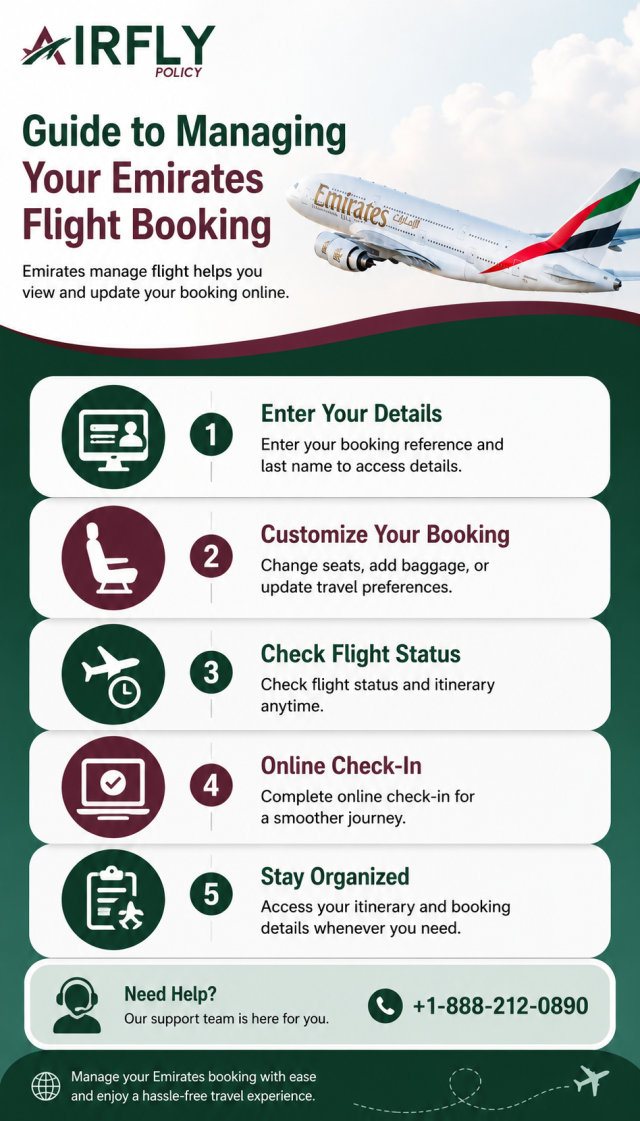 Guide to Managing Your Emirates Flight Booking