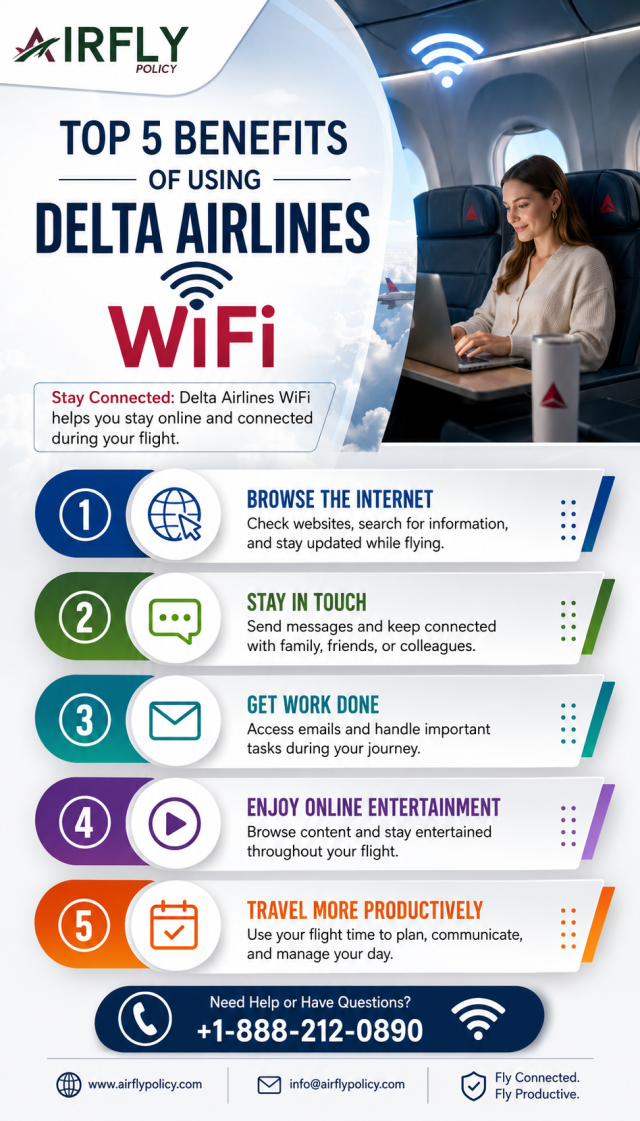 Top 5 Benefits of Using Delta Airlines WiFi